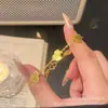[Desvanecimiento lento] Pulsera de calabaza de alta gama con textura de hielo picado para mujer, con un diseño lujoso y refinado, y disponible para venta al por mayor