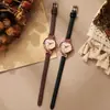 Reloj de Examen Vintage para Mujer, Estilo Estudiante, Alto Valor Estético, Lujo Ligero, Estilo Británico, Esfera Pequeña, Reloj de Cuarzo para Mujer