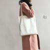 Bolsa de hombro de lona para mano 12 A DIY bolsa en blanco para pintar a mano bolsa de compras regalo mochila color sólido pintada suministro de fábrica