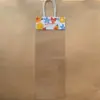 Bolsa de Mão Ins Dia do Professor Bolsa Transparente para Embalagem de Buquê Bolsa de Presente Feliz Dia do Professor Bolsa de Material para Embalagem de Flores