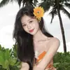 Pin para el cabello rosa puro y etéreo con un diseño fresco de borla estampado en caliente, un nuevo tocado de estilo chino para Hanfu