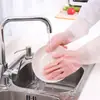 Guantes para Lavar Platos, Extra Largos y Gruesos, Duraderos para Limpieza de Cocina, Impermeables, Guantes Domésticos, Guantes de Goma para Lavandería y Limpieza del Hogar