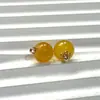 Miçangas de maré nacional botões de imitação de jade de vidro novo cheongsam chinês contas redondas 10mm à vista multicoloridas podem ser selecionadas