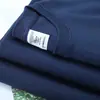 Camiseta de Manga Curta 400g Algodão Puro Verde Floresta Pesado para Homens e Mulheres, Simples, Caimento Solto, Tamanho Grande, Peça Versátil, Peso Elevado