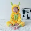 Roupas de Bebê para Outono, Macacão Espesso Peça Única, Pijama Infantil, Roupa para Exterior, Roupas Infantis Anyang, Macacão de Engatinhar Manga Longa Classe A