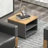 Juego Combinado de Sofá de Oficina Simple Moderno de Negocios Área de Descanso Reunión Espera Ocio Sala de Recepción de Tres Plazas