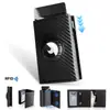 Localizador de Tarjetero Bestseller Cartera Antirrobo RFID Caja de Aluminio Tarjetero de Fibra de Carbono Monedero 70% de descuento Tarjetero Metálico