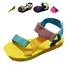 Sandalias de velcro sandalias étnicas nuevos zapatos europeos y americanos para mujer 36-414243 zapatos de talla grande