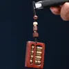 Palo de Rosas Africano Ruyi Ábaco Pequeño Llavero de Coche Colgante para Mujeres y Hombres Llavero de Pareja Adornos Colgantes Creativos