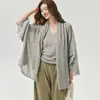 Cárdigan Chal Suéter de Punto Holgado de Cachemira y Seda de Morera Ropa Exterior para Mujer Otoño Invierno Prenda Superior de Punto Capa Exterior