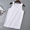 Colete Branco Masculino Formal Secagem Rápida Verão Sem Mangas Conjunto Fitness Estilo Militar Camiseta Interna Secagem Rápida