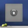 Tomada de Parede Cinza Versão Hong Kong e Austrália Tomada Estilo Britânico 13A com Painel de Interruptores de Carregamento Tipo-C+USB para Exportação