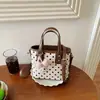 Bolsa Balde Estilo Coreano Ins Nicho Feminina 2026 Nova Moda Simples Bolinhas Bolsa Transversal Estilosa para o Trabalho Bolsa Feminina