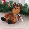 Decorações de Natal criativas DIY cesta de frutas caixa de presente ornamentos para casa e loja acessórios adereços para layout de cena