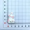 Gato Lindo Maullido Guitarra Dibujo Animado Hecho a Mano DIY Accesorios para Joyería Pegamento de Crema Resina Accesorios Pequeños Hebilla para Zapato con Agujero Material
