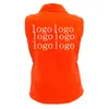 Chaleco de algodón de punto para otoño e invierno para mediana edad y personas mayores, cárdigan, chaleco de forro polar de color liso, chaleco para voluntarios, impresión gratuita