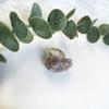 Anillo Ajustable de Venta Cruzada Más Vendido con Piedra Natural Irregular Amatista y Piedra Blanca, Alambre Enrollado a Mano