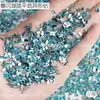 Azul Lago Fundo Plano Forma Irregular Pedraria Nail Art Enfeites de Pedraria Super Brilhantes Mini Sortimento Misto Azul Marinho Gota d'Água Olho de Cavalo Acessórios de Pedraria para Unhas