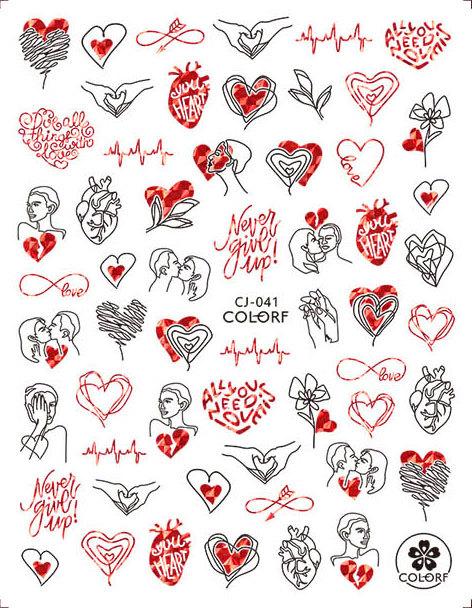 CJ041黑色+镭射红