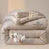 Colcha de algodão 100% de Xinjiang, grau A para maternidade e infância, colcha de algodão puro para primavera e outono, colcha de inverno, colcha de enchimento, roupa de cama dois em um 4