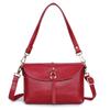 Bolsas para Mujer Bolsas para Mujer 2025 Nueva Urbana Simple Bolso de Piel de Vaca de Moda Bolso para Mujer de Mediana Edad Bolso de Hombro Bolso Cuadrado Pequeño para Mujer