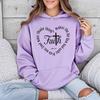 Moletom com Estampa de Cruz da Fé Feminino Casual Sudaderas Cruzamento Amazon Temu