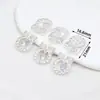 Chapado en Cobre con Oro Real de 18K, Conserva el Color, Colgante Incrustado con Circonia, Mariposa, Estrella, Accesorio de Colgante con Borla, Accesorio para Joyería DIY D175