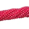 Hemoglobina de Paloma Cuentas Pequeñas Cortadas Hilo Largo Corindón Rojo Facetado Birmano Cuentas Cuerda para la Muñeca DIY Collar para la Clavícula Mayoreo
