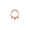 Anillo de acero inoxidable para la nariz cono afilado aro abierto sin costuras aretes anillo para el cartílago de la oreja joyería para piercing del tabique nasal en stock