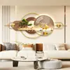 Nuevo Estilo Sala de Estar Mural Tridimensional Pintura Decorativa Pared de Fondo de Sofá Pintura de Luz Combinación de Aleación de Aluminio Pintura Colgante