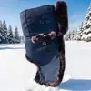 Gorra, Gorra Lei Feng de Invierno para Hombre, Forrada de Felpa y Engrosada, Gorra Protectora para Orejas, Gorro Cálido a Prueba de Viento y Frío para Viajes al Aire Libre, Gorra de Algodón
