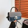 Nova Bolsa de Alta Qualidade para a Primavera e Verão de 2025, Bolsa Feminina Moda Retrô Luxo Leve Simples Ombro Transversal Portátil Pequena Quadrada