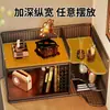 Estantería de esquina, un imprescindible para los escritorios de las niñas, soporte de libros de escritorio multicapa, estante de almacenamiento ahorrador de espacio para aprender y organizar