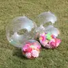 Bola Plástica Transparente Abre e Fecha, Bola de Acrílico, Bola Redonda Oca de Tamanho Grande para Decoração, Bola para Teto de Salão de Banquetes de Hotel