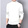 Selección PremiumCamiseta de Manga Larga con Cuello Alto Medio y Forro de Polar por Ambos Lados para Hombre, Ropa Interior Térmica de Moda