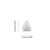 Molde de silicona piramidal bestseller transfronterizo para manualidades, resina de cristal, especímenes de flores secas, molde para adorno de pirámide, venta al por mayor