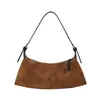 Bolsa pequena feminina transfronteiriça, bolsa tote de alta qualidade, bolsa de ombro, bolsa de ombro de nicho, bolsa transversal de luxo leve, bolsa de dumpling