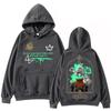 Moletom Anime Quente Ekko-Arcane Harajuku Hip Hop Pulôver Tops