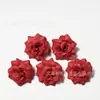 Cabeça de flor de rosa pontiaguda artificial flor de seda diy adorno de cabeça acessórios de vestuário antigo feitos à mão flor de chão de casamento Parede de Flores