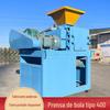 Máquina de prensagem de bolas de pó de minério pequeno doméstico, máquina de formação de bolas de cinzas de carbono em pó de carbono, fabricante de máquinas de prensagem de bolas Gongyi 400