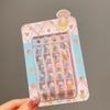 Calcomanías de uñas tridimensionales de dibujos animados para niños parche de uñas para niña pequeña armadura para bebé desmontable impermeable venta al por mayor de uñas