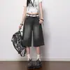Jeans Largo Laranja Infantil # Preto e Cinza para Mulheres com Design de Bolso Traseiro com Aba, Caimento Solto, Emagrecedor, Moderno, Versátil, Corte Reto, Calça Cropped.