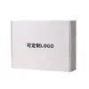 Caja de Avión de Empaque de Ropa Personalizada, Caja de Cartón Corrugado Reforzado de Papel Blanco de Peso Completo de 250g, Caja Rectangular para Ropa Interior