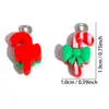 Acessórios para joias DIY transfronteiriços atacado série de Natal pingentes de resina materiais para pingente de colar chaveiro feito à mão