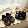 Colección Otoño 2026: Elegantes Zapatos de Princesa Retro para Niñas Pequeñas, Estilo Coreano, Versátiles y Elegantes Zapatos Individuales de Cuero para Niñas