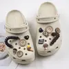 Novo buraco personalizado sapatos acessórios botão DIY handmade cânhamo corda sapato flor botão de pressão acessórios destacáveis INS sapato flor fivela