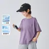 Nueva Ropa de Verano Haima 2026 Camiseta de Manga Corta de Verano para Niños Color Sólido Algodón Puro Estilo Simple para Niños Mayores