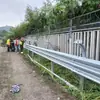 Paneles de Barrera Metálica Ondulada para Carreteras, Barreras Metálicas de Dos y Tres Ondas para Caminos Rurales, Barandales Protectores Galvanizados en Caliente Doble Ondulación Anticolisión
