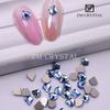 Nova cor mágica azul nail art fundo plano em forma de broca fundo de ouro broca de unhas jóias unhas vara broca broca de vidro