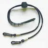 Corda Antivento Especial para Chapéu Chapéu Ajustável com Gancho de Plástico Cordão para Máscara Chapéu de Pescador Chapéu de Palha Corda Antiderrapante para Chapéu